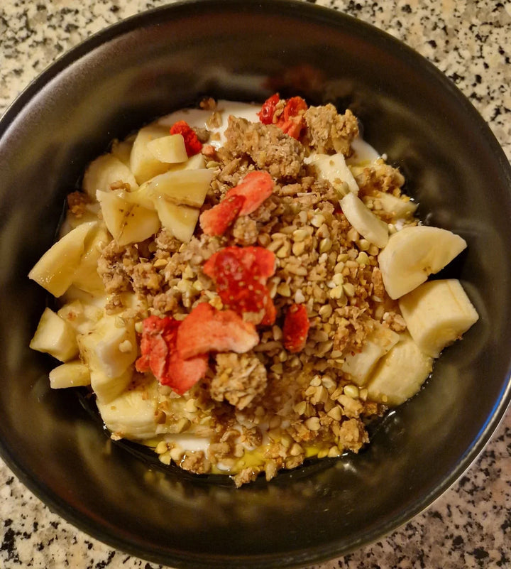 Knuspermüsli mit Buchweizen Kerne