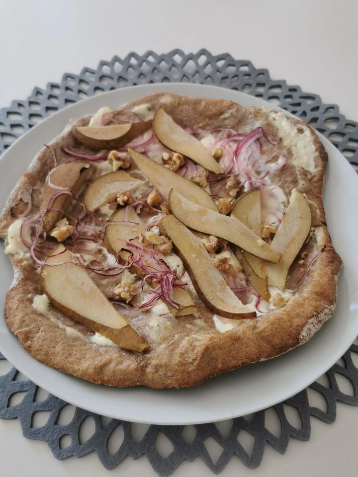 Birnen Flammkuchen