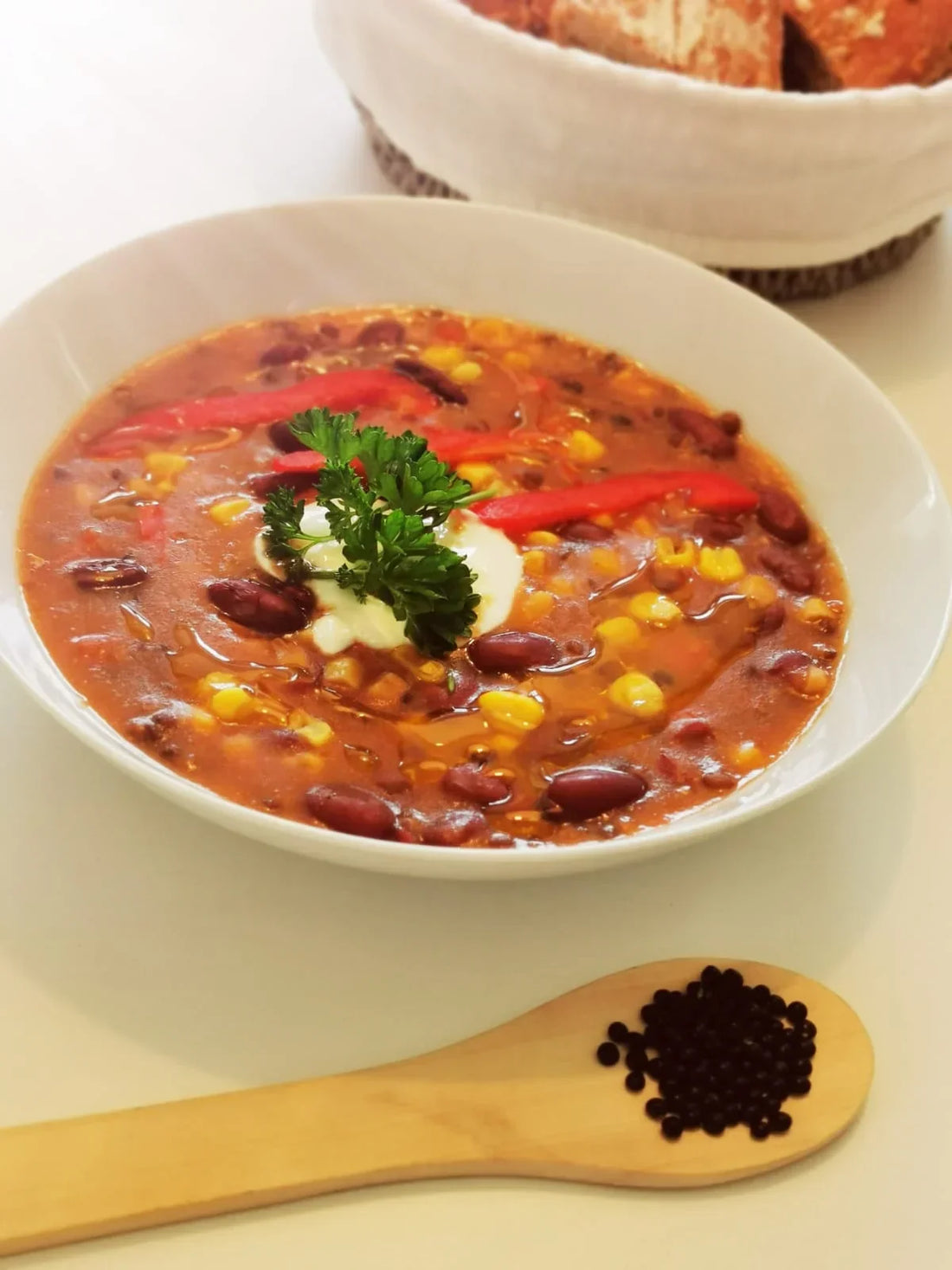 Linsenchili sin Carne (3 Portionen)
