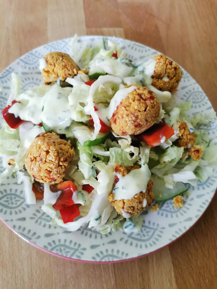 Chinakohl Falafel Salat
