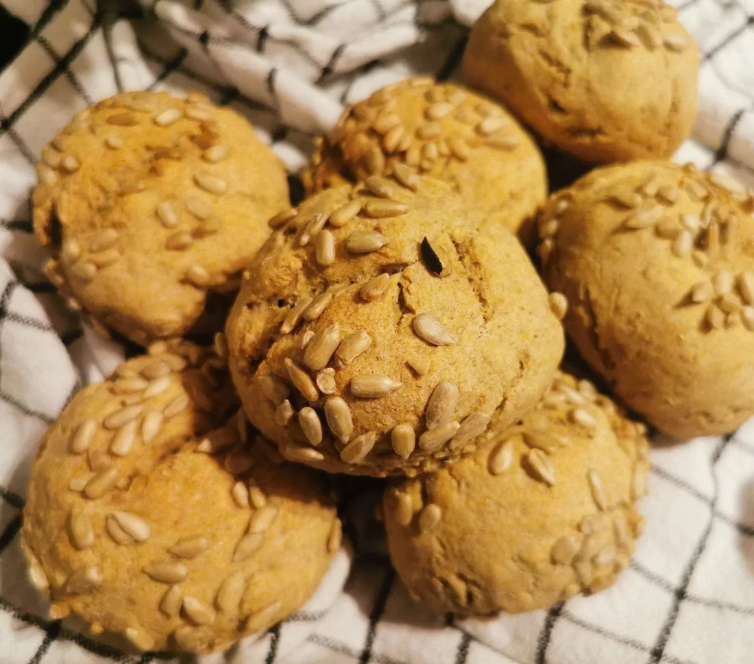 Grünkern-Dinkel Brötchen