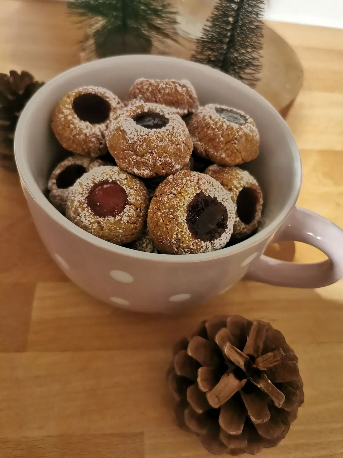 Husarenkrapfen / Engelsaugen aus Emmermehl