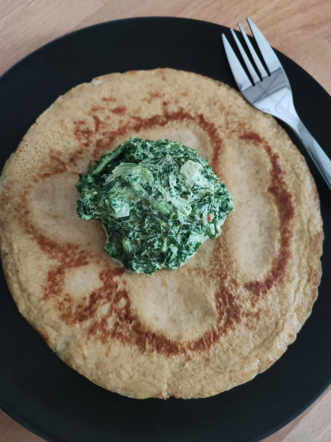 Pfannkuchen aus Einkorn Vollkornmehl
