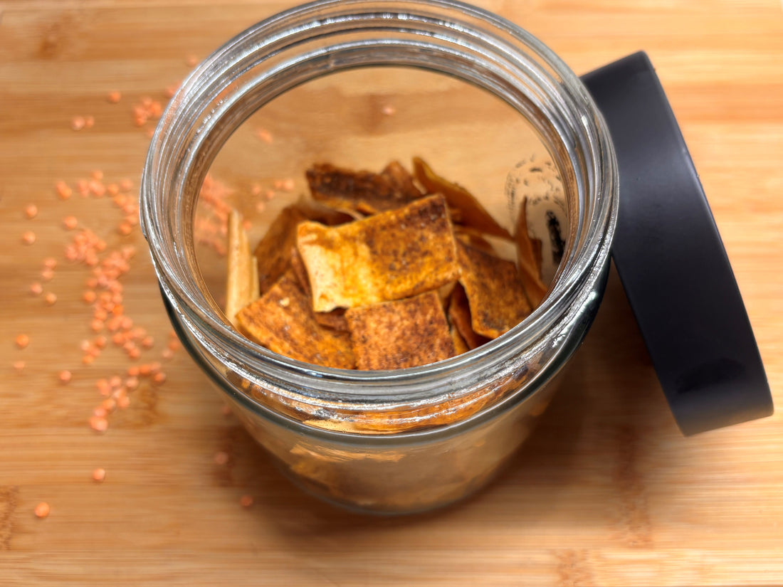 Rote Linsen Chips