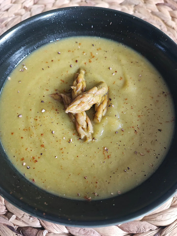 Spargelsuppe Allerlei aus Spargelresten
