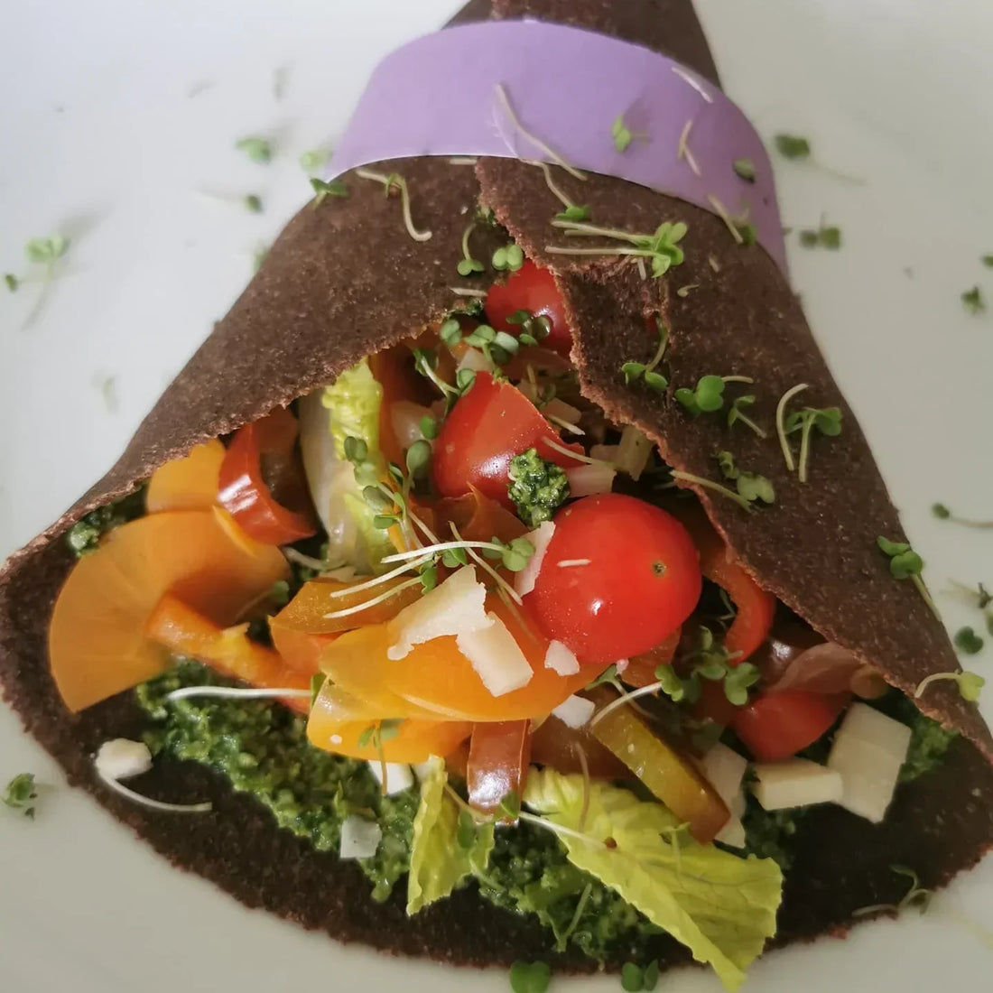 Vollgemüsewrap